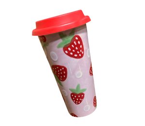 Riverside Strawberry Travel Mug
