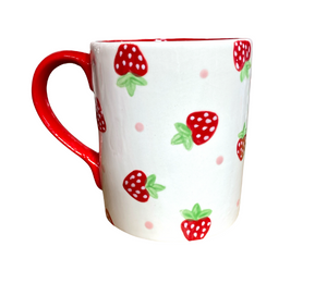 Riverside Strawberry Dot Mug