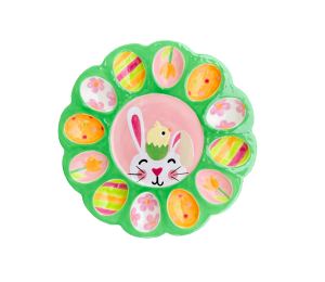 Riverside Easter Sherbet Egg Plate