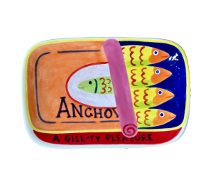 Riverside Anchovies App Plate